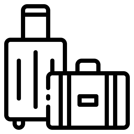 Number of small suitcases